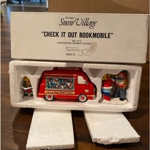 Retired Department 56 “Check it out Bookmobile”